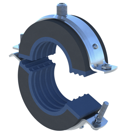 Solution for cold-water piping challenge with a unique water pipe clamp