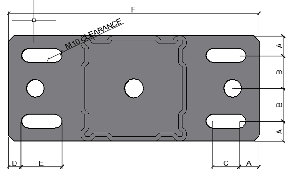 Slot Dimensions of Standdard Components STA F80