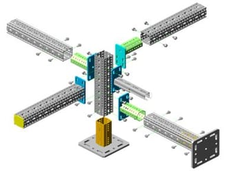 modular steel detailed components