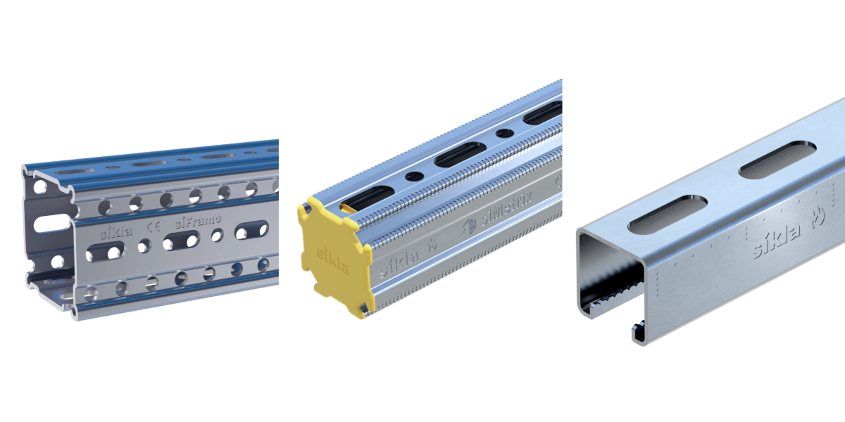 Three modular steel sikla systems
