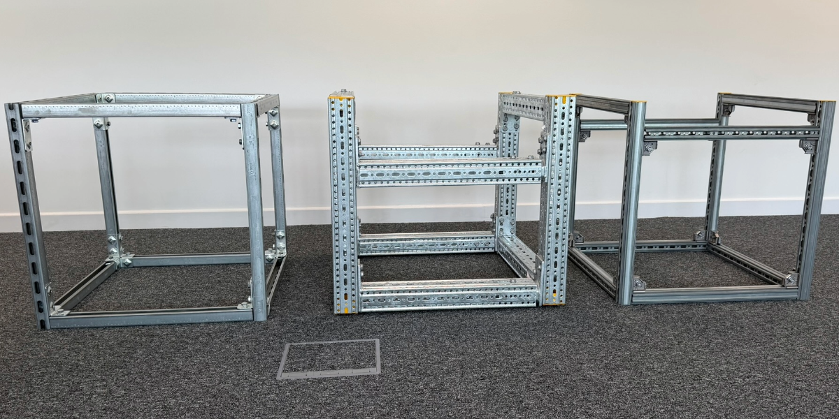 Build frames of the three modular steel Sikla systems